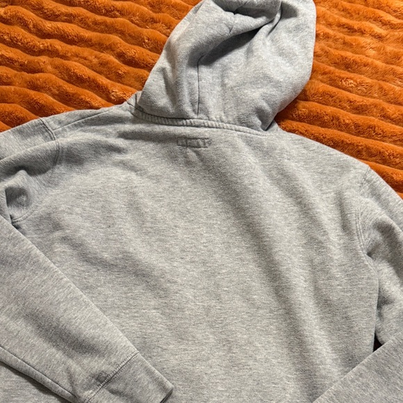 Aeropostale Heather Gray Hoodie with Navy Text - Picture 7 of 8